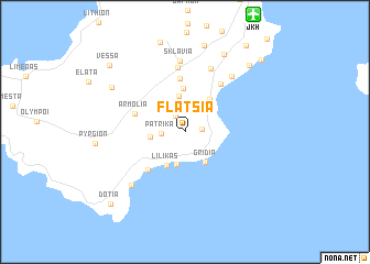 map of Flátsia