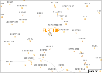 map of Flat Top