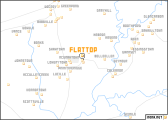 map of Flat Top