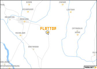 map of Flat Top