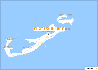 map of Flattʼs Village