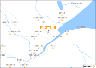 map of Flattum