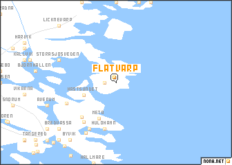 map of Flatvarp