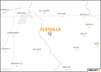map of Flatville
