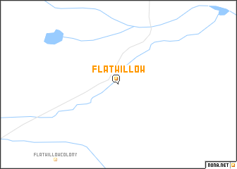 map of Flatwillow