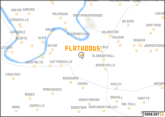 map of Flatwoods