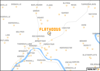 map of Flatwoods