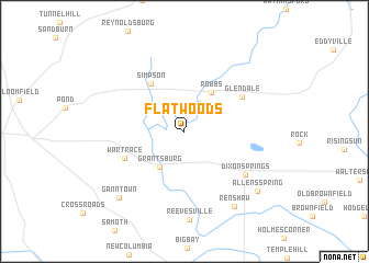 map of Flatwoods