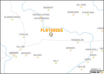 map of Flatwoods