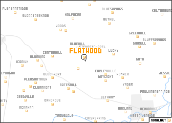 map of Flatwood