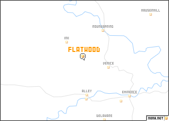 map of Flatwood