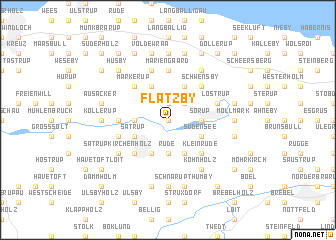 map of Flatzby