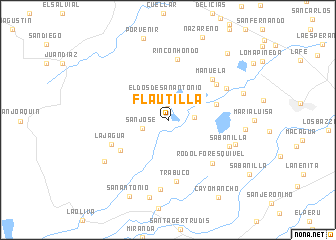 map of Flautilla