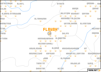 map of Flāwah