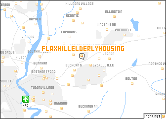 map of Flax Hill Elderly Housing