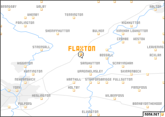 map of Flaxton