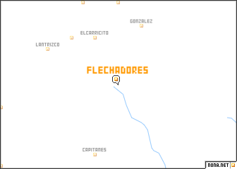 map of Flechadores