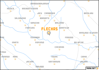 map of Flechas