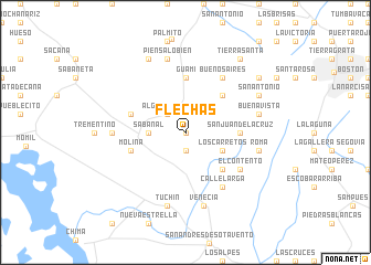 map of Flechas