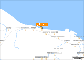 map of Flèche