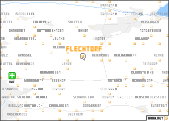 map of Flechtorf