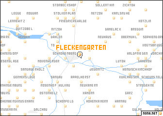 map of Fleckengarten