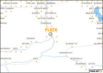 map of Fleck