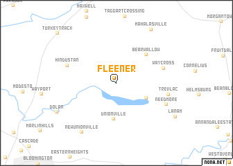 map of Fleener