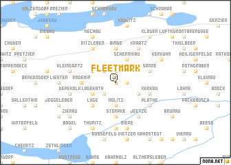 map of Fleetmark