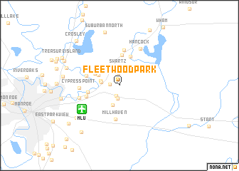 map of Fleetwood Park