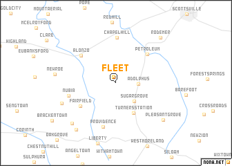 map of Fleet