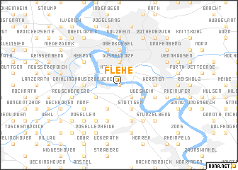 map of Flehe