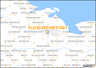 map of Fleischer-Vorstadt