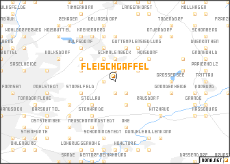 map of Fleischgaffel