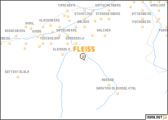 map of Fleiß