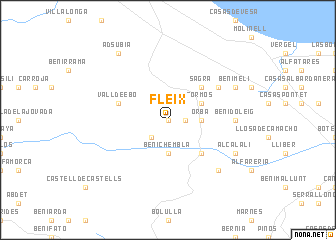 map of Fleix