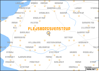 map of Flejsborg-Svenstrup