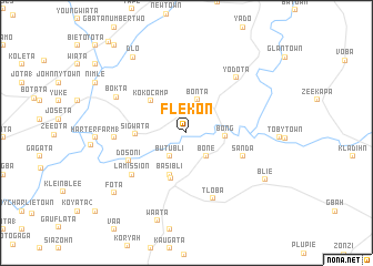 map of Flekon