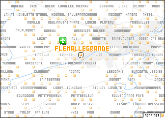 map of Flémalle-Grande