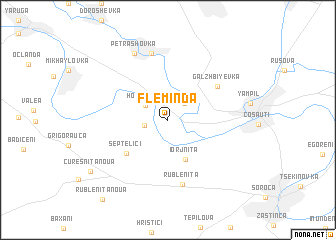 map of Fleminda