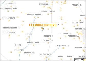 map of Fleming Corners