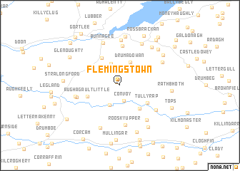 map of Flemings Town