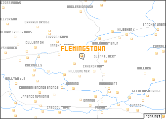 map of Flemingstown