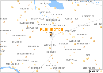 map of Flemington