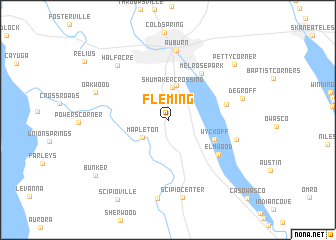 map of Fleming