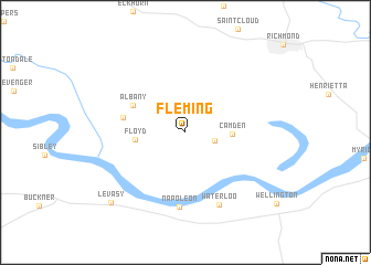 map of Fleming