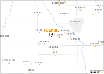 map of Fleming