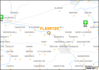 map of Flempton
