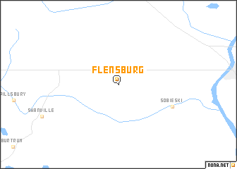 map of Flensburg