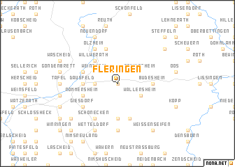 map of Fleringen